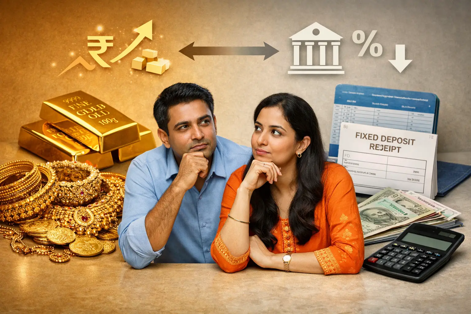 Gold vs Fixed Deposit: Where Should Indians Invest in 2026?