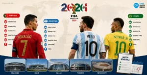 Messi, Ronaldo, and Neymar’s Complete FIFA World Cup 2026 Match Schedules & Stadium Paths